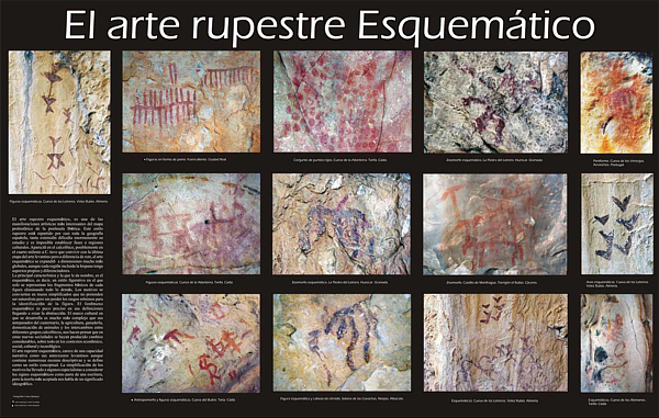 El arte rupestre Esquemtico.