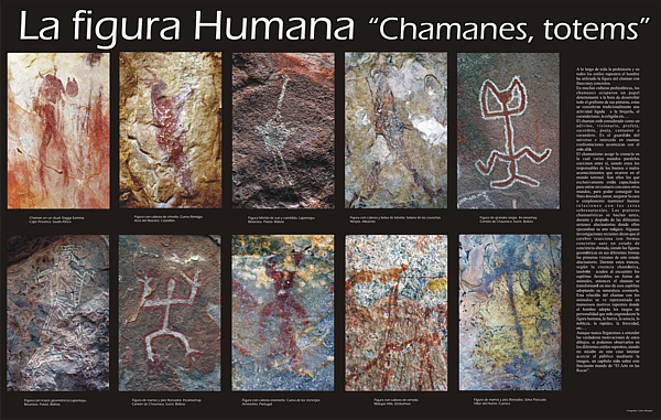 La figura Humana "Chamanes, totems".