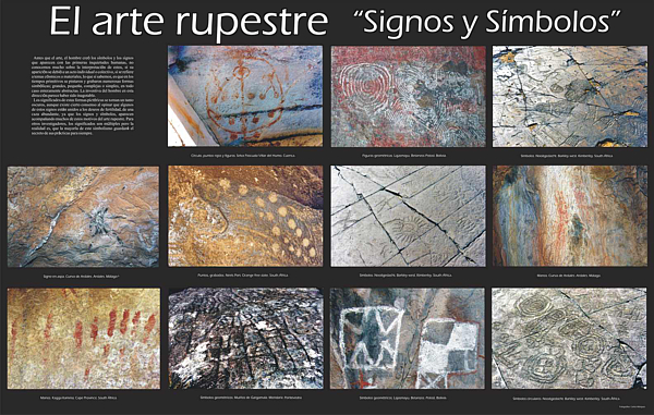 El arte rupestre "Signos y Símbolos - 1".