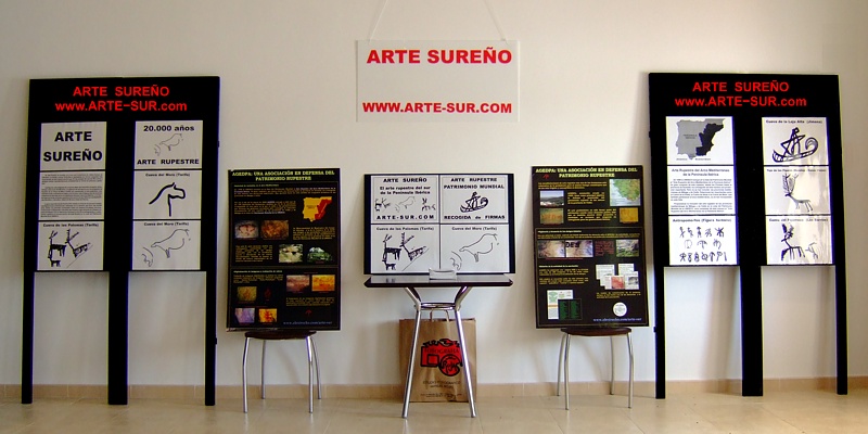 Galer�a de exposiciones e interpretaci�n de Arte Rupestre.