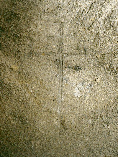 Cruz cristiana de la Cueva de San Pablo (Tarifa).