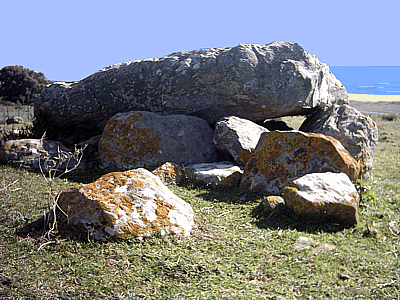 Sierra del Retín (Barbate): Dolmen ret-01.