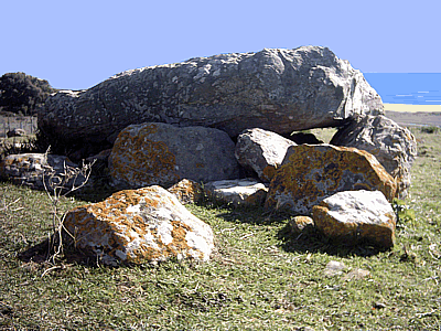 Sierra del Retn (Barbate): Dolmen ret-01.