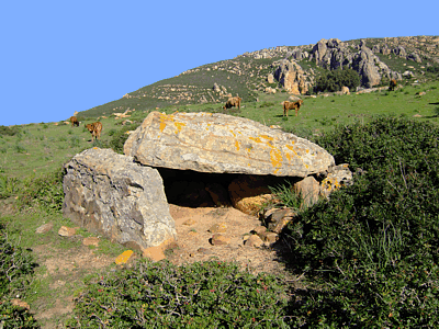 Sierra del Retn (Barbate): Dolmen ret-02.