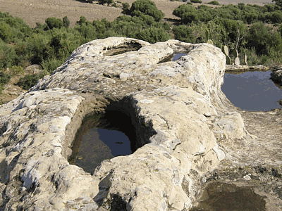 Tumbas antropomorfas.