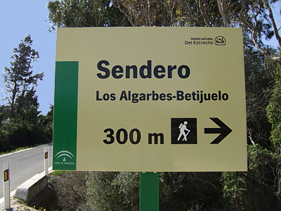 SENDERO: Los Algarbes - Betijuelo, Tarifa (Cdiz)